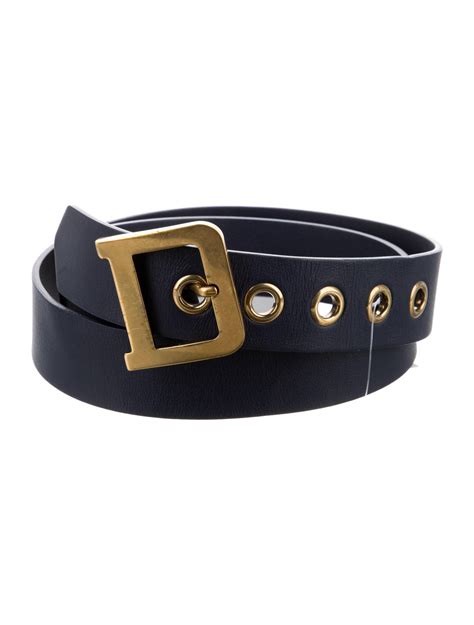 Dior leather belts